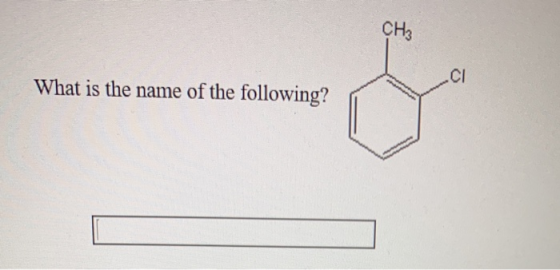 CH₃ What is the name of the following?