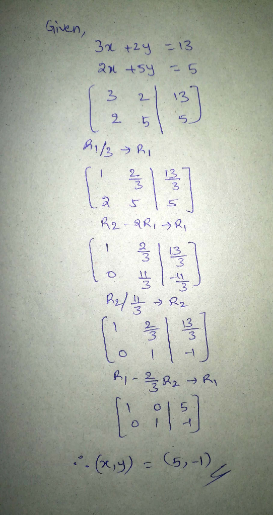 Given 好 2. 13 2 3 3 13 3 3 3 1 o 5