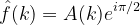 f(k) i/2 A(k)e
