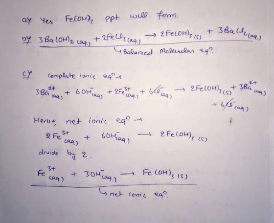  An Aqueous Solution Of Ba OH 2 Is Combined With An Aqueous Solution 