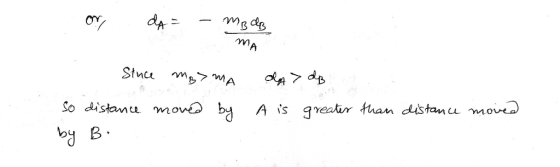 าท So distna A is gvetur than distane movd oy B