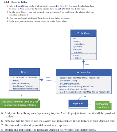 6.1.1 Steps to Follow 1. Add a Jaea library to the Android project created in Step #1. For more details about how 2 In the Ja