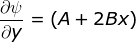 (A + 2Bx) ду