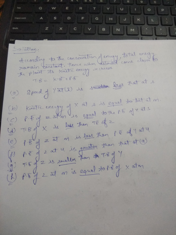 Q W E R T o Р Caps Lock A S D F G H J к L Shift N Х C V B N M > Ctrl Solution: un creases. remain constant. Hence when estero