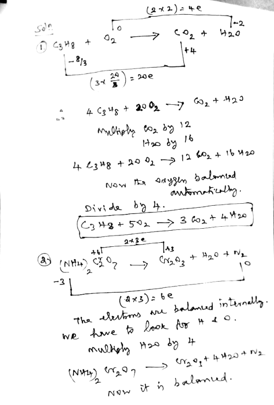 (2x2)=40 1 C3H2 + O2 Colt Hao - 813 (3*) = 20e & 4 C3 4g + 2002 ~ CW₂ +420 Multiply coz by 12 - Hoo by Il 4 l348 + 2002 > 12