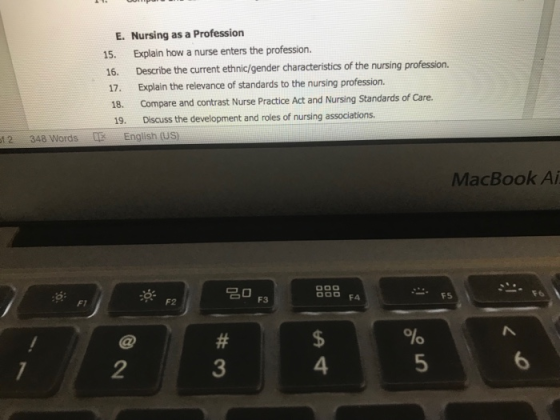 Nursing as a Profession E. Explain how a nurse enters the profession. 15. Describe the current ethnic/gender characteristics
