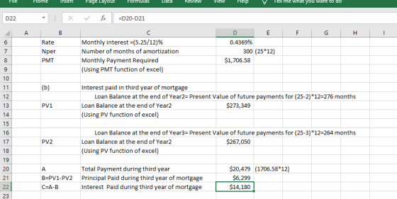 File Home Insert Page Layout Formulas Data Review View H elp Y Tell me what you want to do D22 : foc =D20-021 A B F G H I Rat