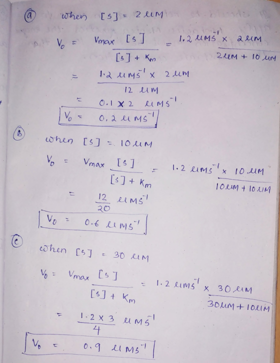 dE. [5] 2.0M whern a iM 1.2 MMS X 2eM + 1 uM []+ Kn 12 uMSX 2 uM 12 uM O.1X2 RIMS 0, 2 MS dhen [S] 10 uM Vmax 1.2 iMS 10.UM [