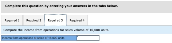 Complete this question by entering your answers in the tabs below. Required 1 Required 2 Required 3 Required 4 Compute the in