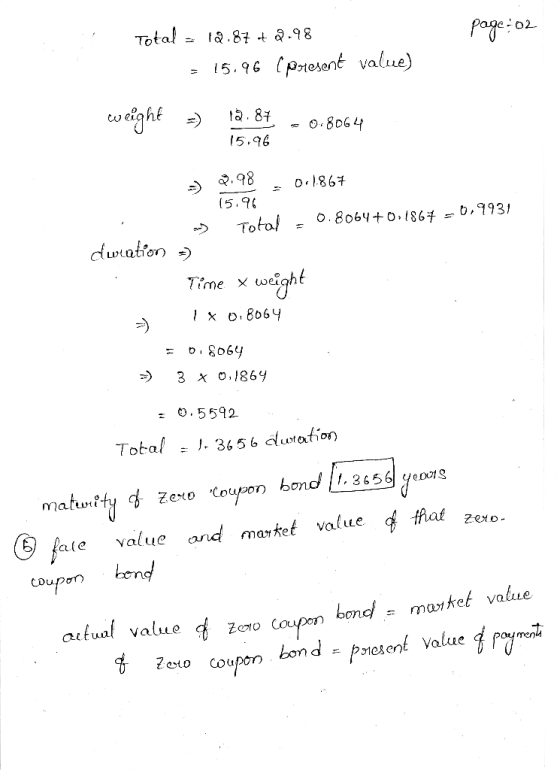 page-02 Total = 12.87 +2.98 = 15.96 (present value) cueid - 12.87 - 15.96 08064 = 2.98 0.1867 15.96 - Total = 0.8064+0,1867 -