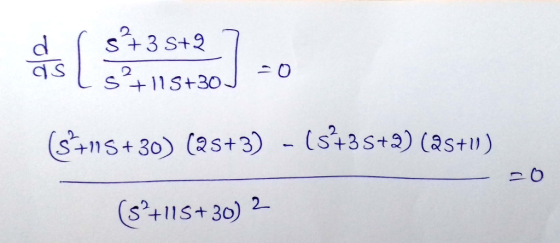 q S (S+1s+ 30 (2S+3) (S+35+3) (ast))