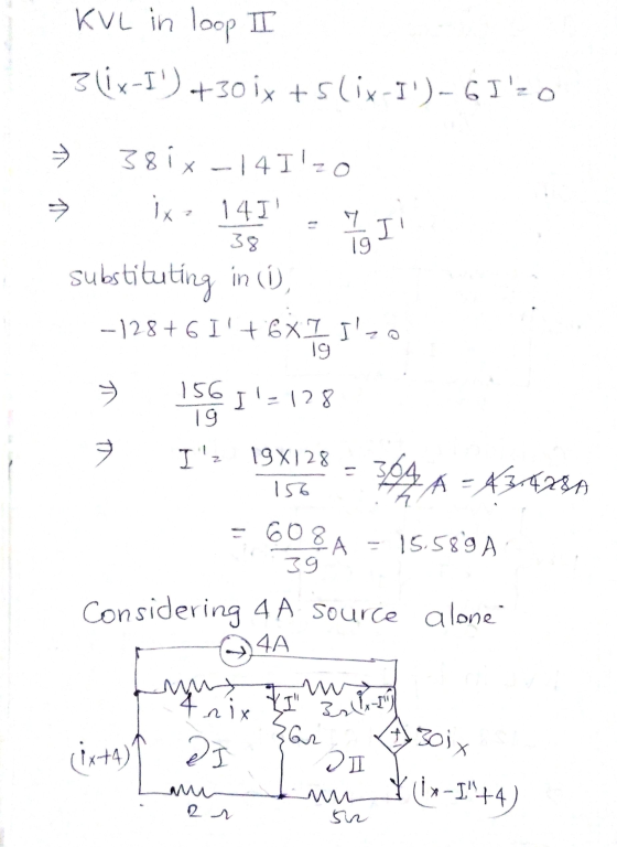 KUL in loop II 3 ix-I)+30 1x + s (x-I)-61=0 N IN 381x-14I.za ix141 I I 38 19 substituting in (0) --128 + 6 I +6XIIZO 19 1