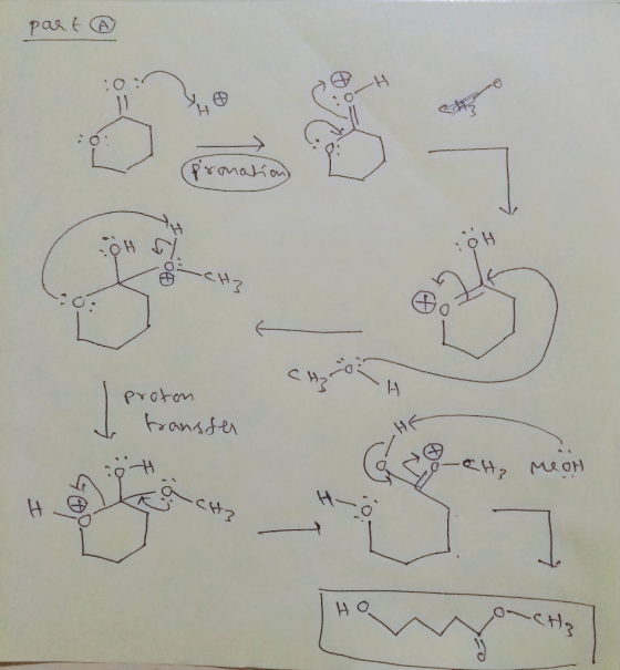 part nation он , CH₂ CH3 o H proton transfer t CHE öH & coat, men acto