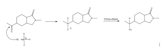 H from ethanol OH