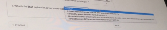 b. What is the BEST explanation to your answer to lay Select) It showed the showed the greated We need to do with It showed l