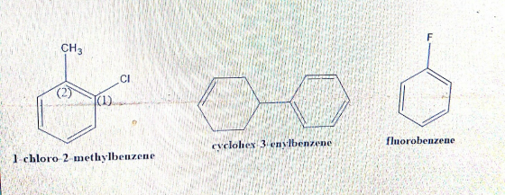 AR CH3 ci cyclohex 3 crvbenzene fluorobenzene 1 chloro 2 methylbenzene WWW