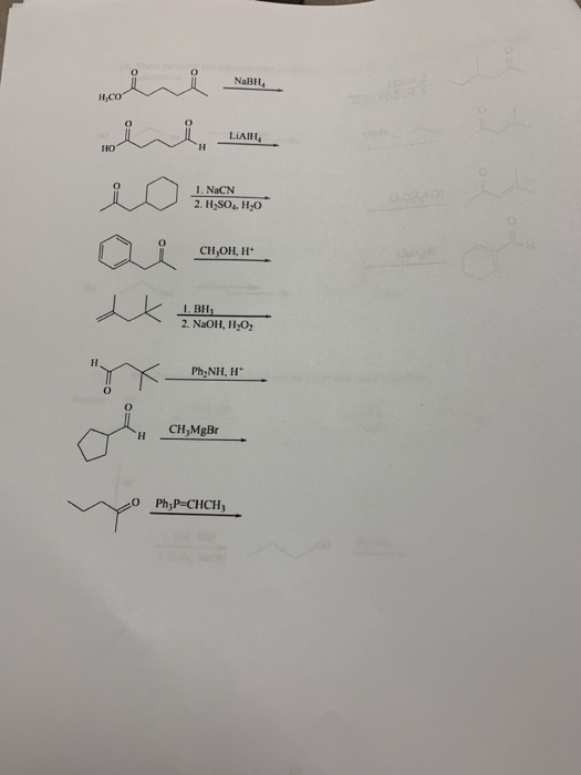 mini abiti 1. NaCN 2. H2SO4 H20 D i anson, K 0 1. BH. 2 NaOH, TIMO x Phant, H CH,MgBr vº Phụ -CHCH Ph;P-CHCH;