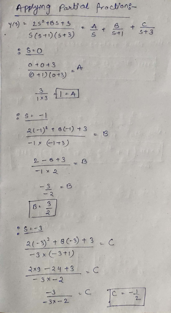 fractions Applying partial 4/5) = 252 +85 +3 : S=0 0 +0+3 @ + 1) (0+3) fl-A] & S2 - 1 21-1) + B4) +3 - 1 + (1+3) = B - B 2 -