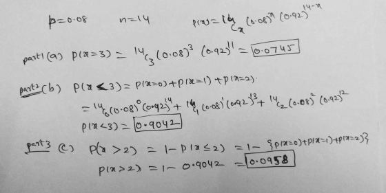 ? (050839 (0-927/47 p=0.08 n=14 prosalbe (0.89 (0.92 parti (a) pla=3) = 14(00833 (0.923 = 10.0745] part? (b) pla<3)= pla=o)