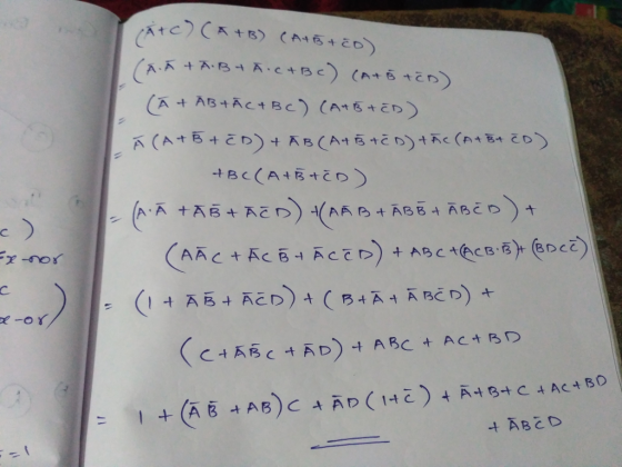 BC (A+ CABCAD ABC AC+BD