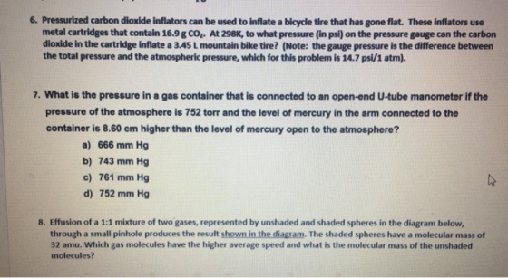 6. Pressurized carbon dioxide inflators can be used to inflate a bicycle tire that has gone flat. These inflators use metal c