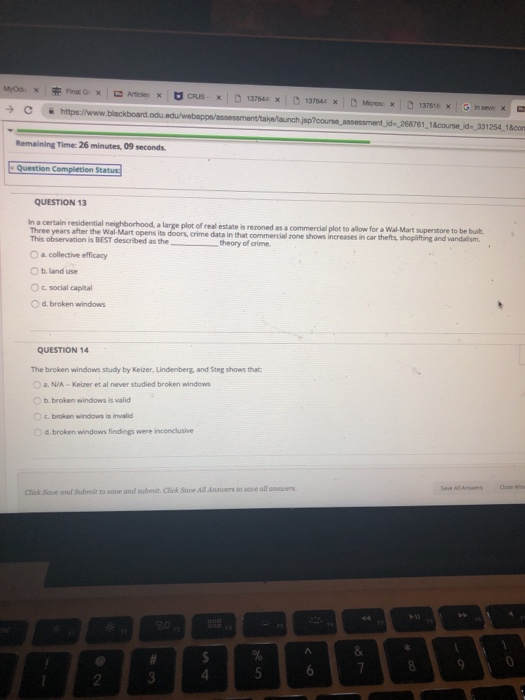 37518 1,1&course id 331254 18com Remaining Time: 26 minutes, 09 seconds Question Completion Status QUESTION 13 In a certain r