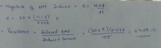 dt 0.028 o Re gisance s ndujed 2MF (3x )/o.os6968 Anduced Current Is s