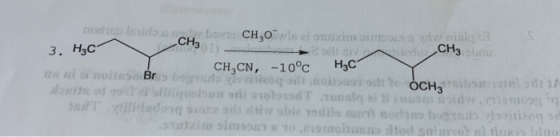 3. H₃C - CH₃ nodolstido bot CH,0 wisi enim i n die civ CH3 CH,CN, -10°C H3C i si noi Bros zoq toshoot to OCHRibomman font co