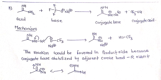 NA F 1 . N-4 + 7 F-&-& No zu With acid IN + COH Conjugate base conjugate and base Mechanism NH TNHH & CF - Li + HO-CE Neo Nq@