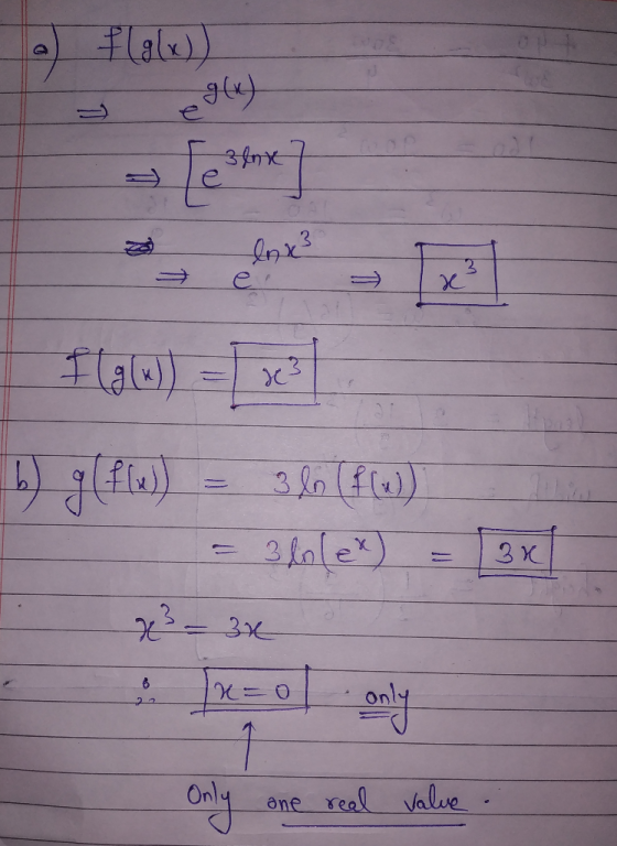 y g(x) = 360le%) = 3x x² – 3x brezo only Only one real value .