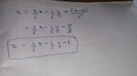 3x - 3 *- -