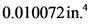 0.010072 in.
