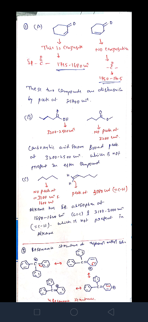 0 (A) ryo This is conjugate No cargugatis 1415-168om 1750-1705 These two compounds are a by peek at 21700 unit. (B) nion rior