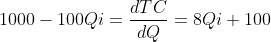 dTC 1000 - 1000i => = 8Qi + 100