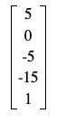 5 0 5 -15