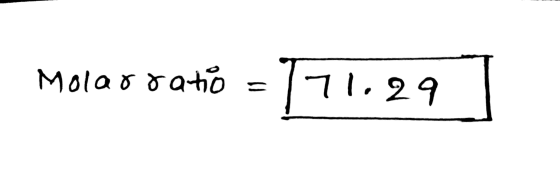 Molarratio =171. 29