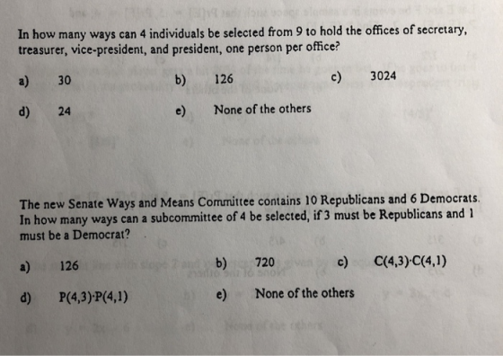In how many ways can 4 individuals be selected from 9 to hold the offices of secretary, treasurer, vice-president, and presid