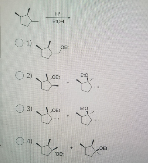 Y EtOH 01) OEt 2) OEt Eto > + O 3) OEt Eto o 4) OEt OEt