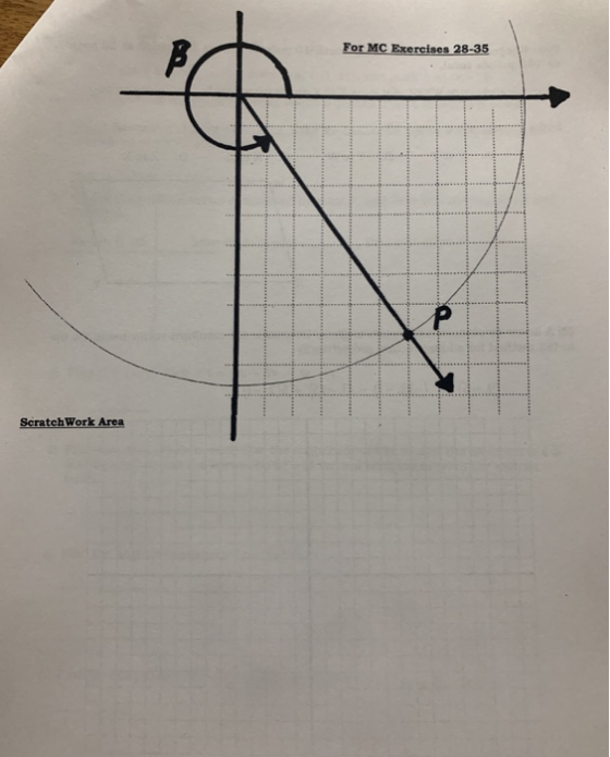 For MC Exercises 28-35 B P Scratch Work Area