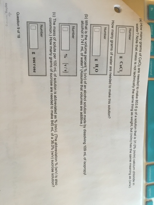 How many grams of CaCl2 are needed to make 853.6 g