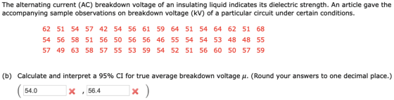 The alternating current (AC) breakdown voltage of an insulating liquid indicates its dielectric strength. An article gave the