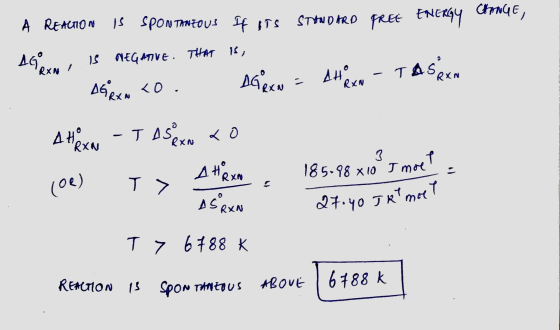 A REACTION is SPONTANEOUS If fis STANDARD FREE ENERGY Change, AG IS NEGATIVE. THAT IS, дорх. <. Део - дня – таѕех. Atexn - TA