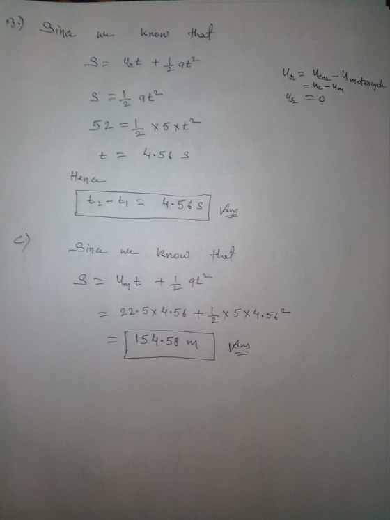 3) .gina. hr knew that t a = 4.51s Hen