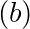 \large \\(b)\\