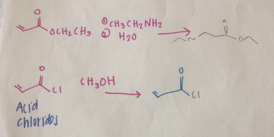 CH3CH2NH2 aCHsCHs H20 ACid chloridos