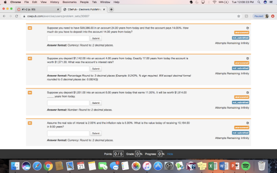 Chrome File Edit View History Bookmarks People Tab Window Help 99% [ Tue 12:08:23 PM Q E ... #1+2 (p. 93) x CSePub - Electron