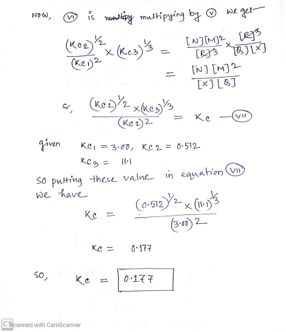 Now, ② is malting multipying by ④ we gep- (603)* = paper the thing - [N] [M]2 [x] [8] =[x] [B] ar, (kez)/2 x Key%3 - (kca)Z