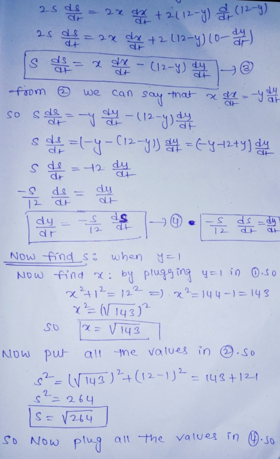 2s 2x +2412-y) (12-y) 25 = 2x dx +2612–) 10-dan Is de = x de - (12-y) dy from we can say that a y du so sode = y de - (12-y)