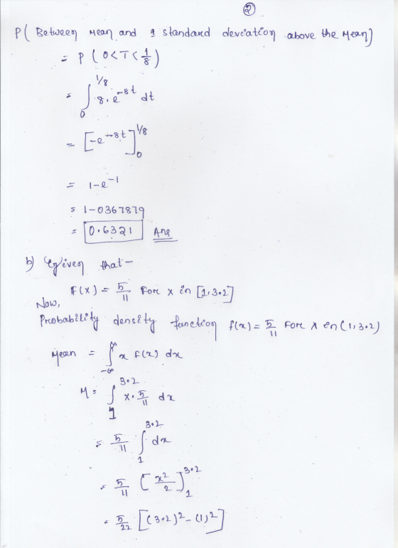 P( Between mean and 9 standard deveation above the mean) - PLOCT($) 78 . est sie at 0 [-e -engt 7/8 O ine § 1-036 7819 0.6321