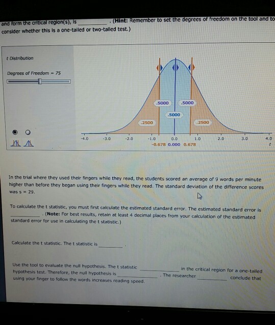 A researcher is interested in whether using your f